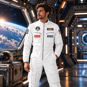 Ryan Gosling Project Hail Mary Jumpsuit – Sci-Fi Astronaut Costume, Space Pilot Cosplay Suit, Custom Handmade Fit
