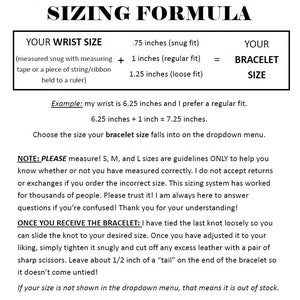 turquoise leather bracelet tree throat chakra unisex for guys and girls image 5