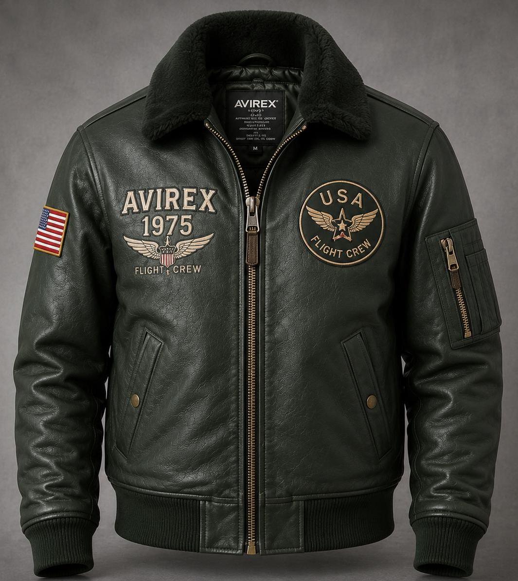 Vintage avirex leather jackets - Etsy 日本