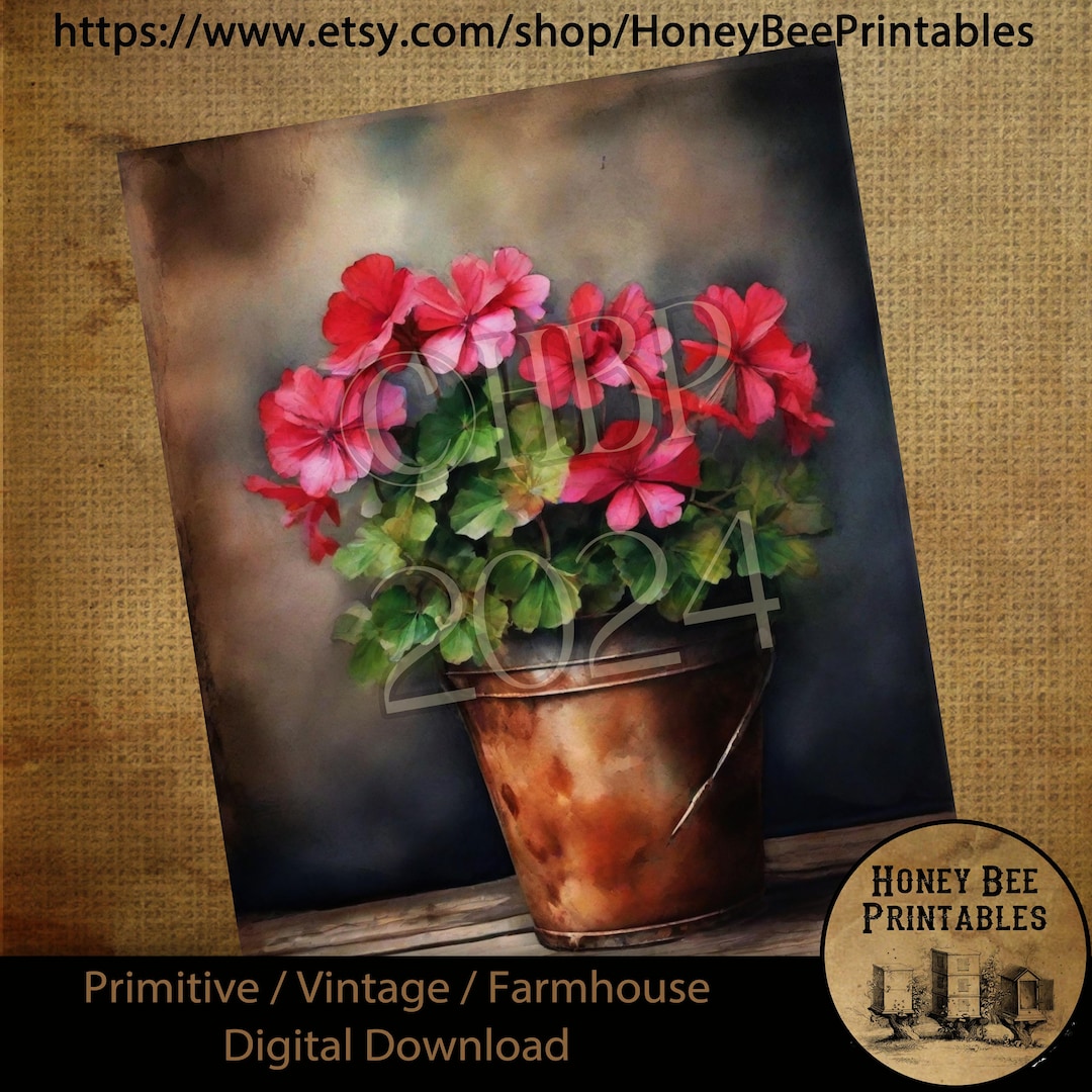 Vintage Digital Download Printable Sublimate Decoupage Primitive, Oil ...