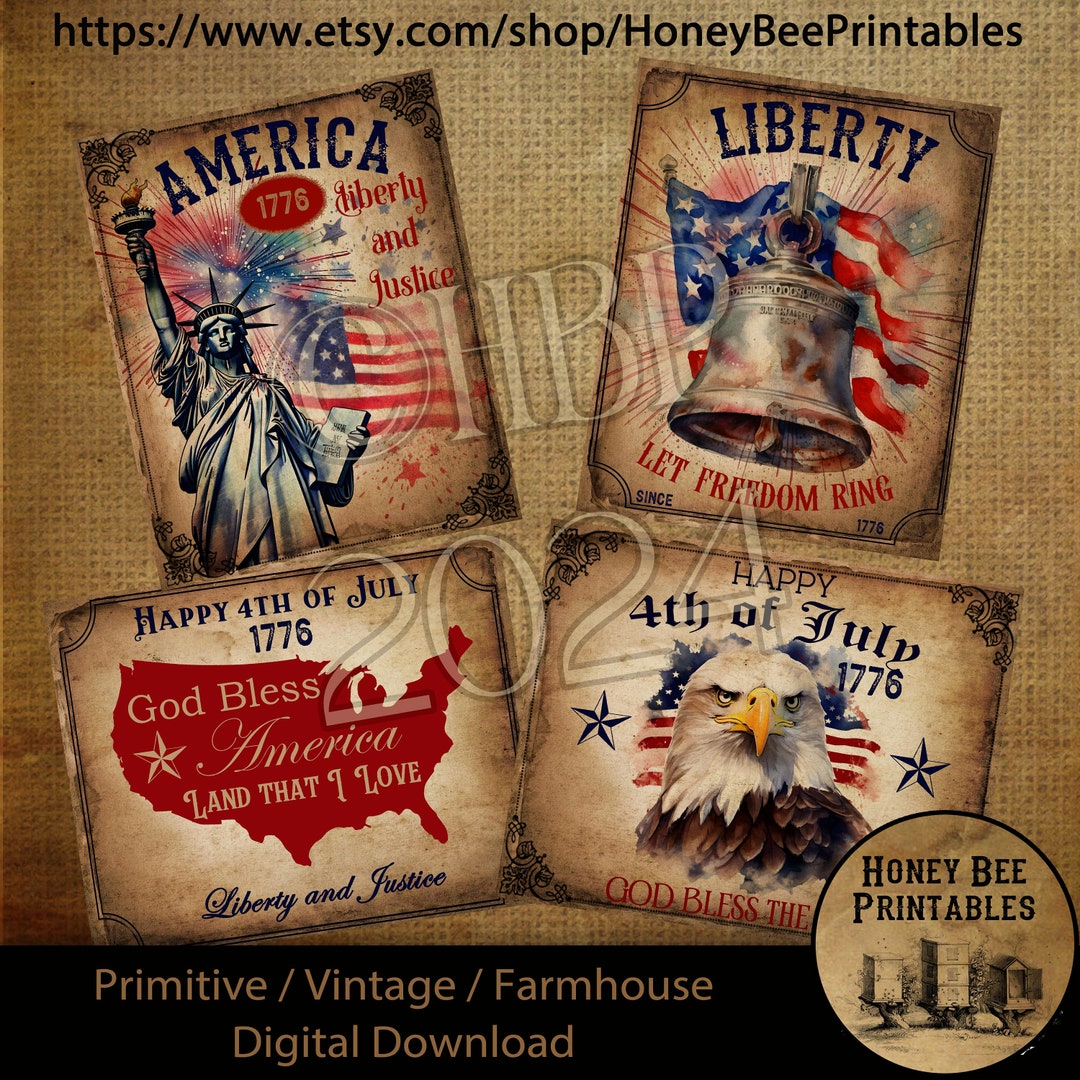 Vintage Primitive Farmhouse Digital Download Printable Decoupage ...