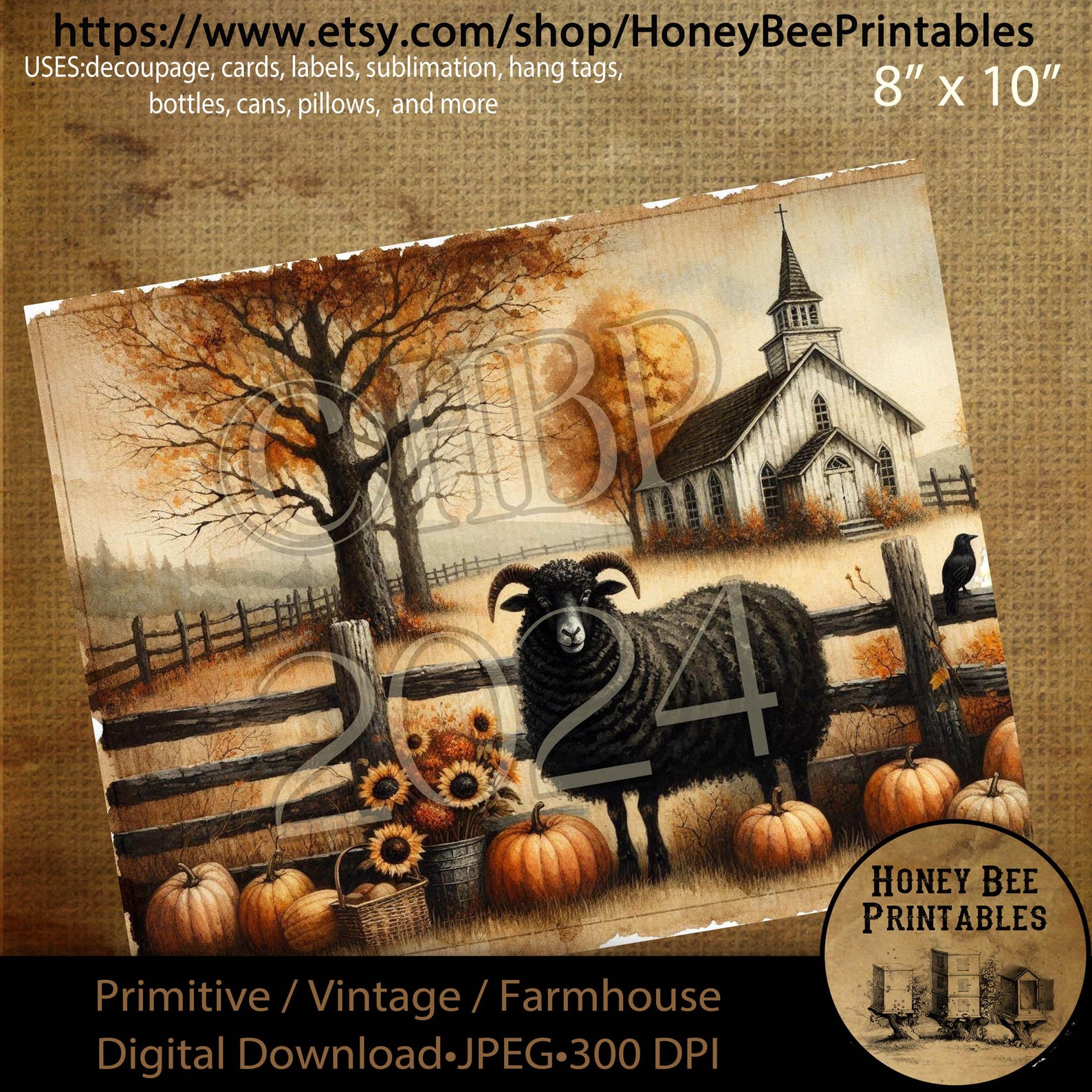 Digital Download, Digital Art, Printable, Decoupage, Vintage, Primitive ...