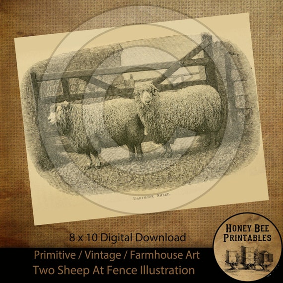 アンティークビンテージ羊8匹