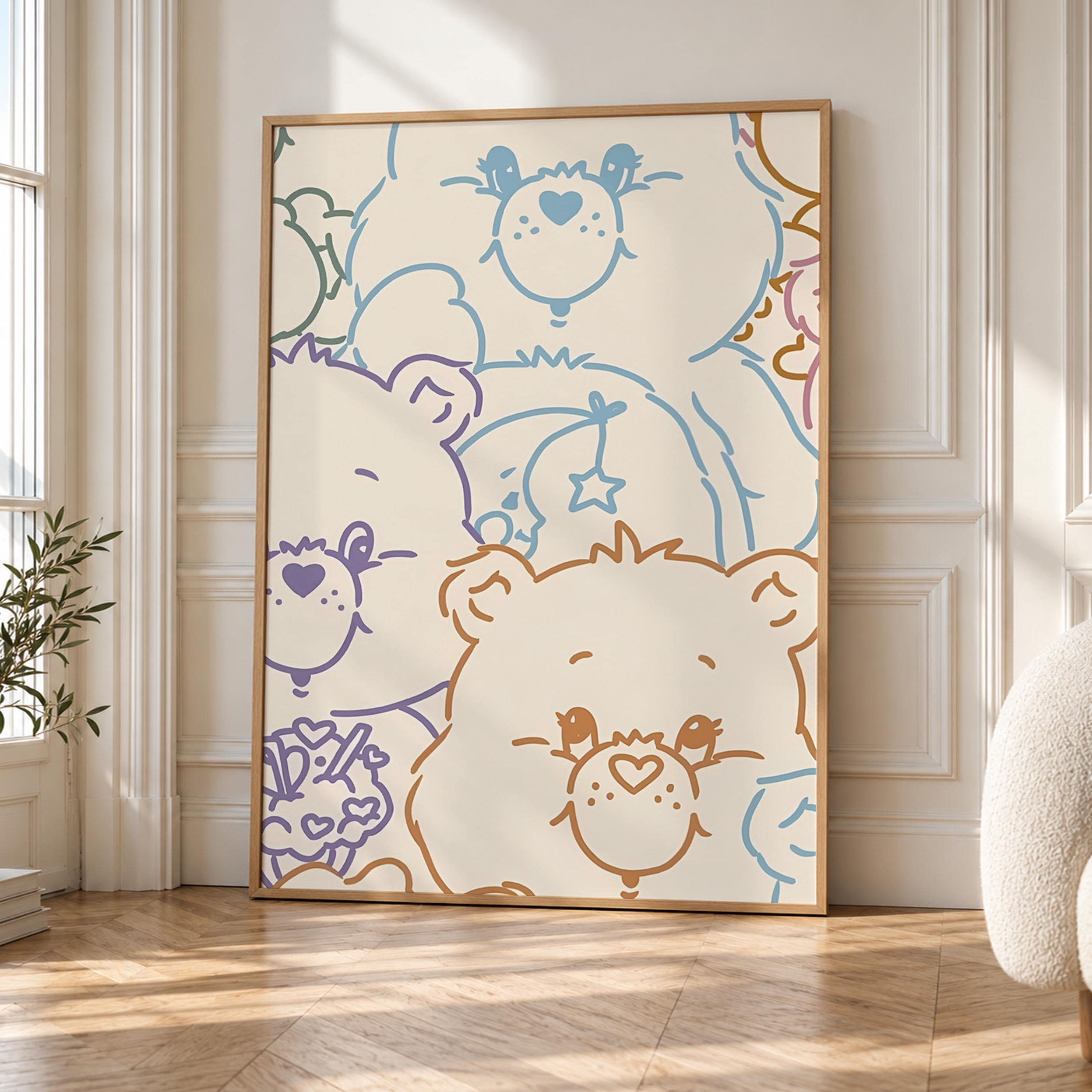 Care bear poster - Etsy 日本