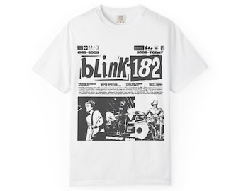 Blink 182 Band Poster T-Shirt | Vintage Concert Tee
