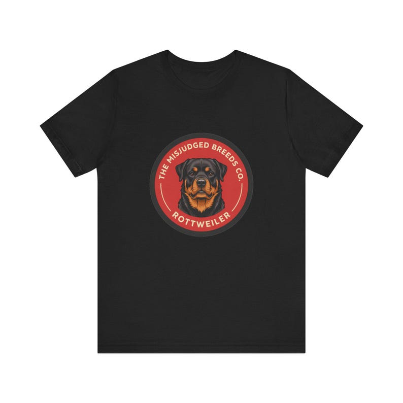 Camiseta para amantes de los rottweilers / Camiseta para perros guardianes de Misjudged Breeds Co. (Unisex) imagen 2