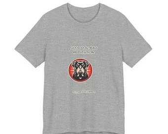 Camiseta para mamás de rottweiler / Camiseta de raza incomprendida / Camiseta unisex de mezcla de algodón