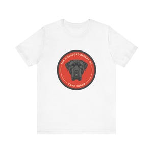 Koszulka dla psa Cane Corso | Koszulka Misjudged Breeds Co. z włoskim mastifem (unisex) zdjęcie 2