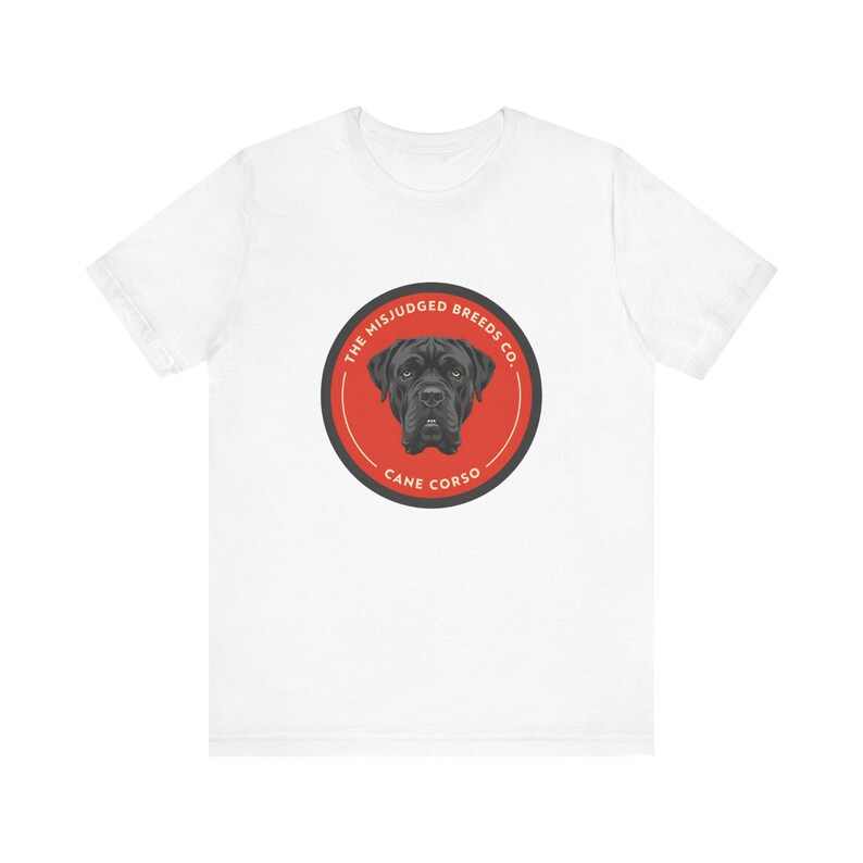 Koszulka dla psa Cane Corso | Koszulka Misjudged Breeds Co. z włoskim mastifem (unisex) zdjęcie 2