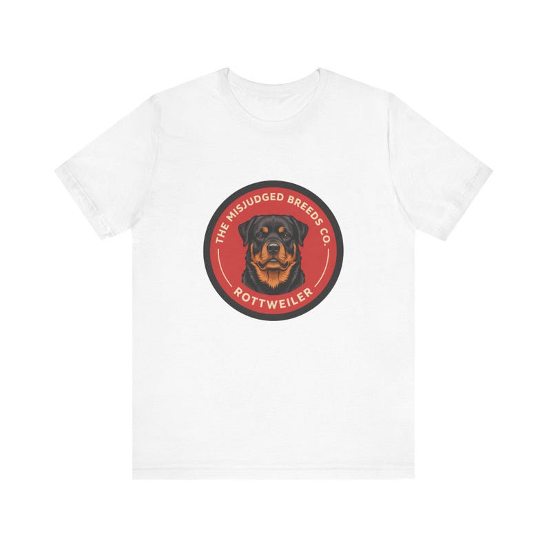 Camiseta para amantes de los rottweilers / Camiseta para perros guardianes de Misjudged Breeds Co. (Unisex) imagen 1