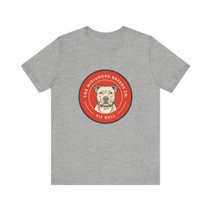 T-shirt pour propriétaire de pitbull | Design du badge Misjudged Breeds Co. (Unisexe) image 4