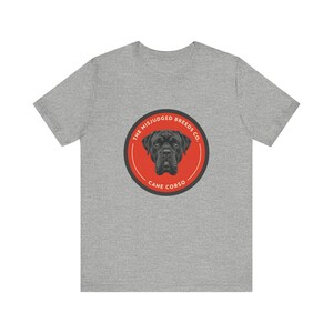 Koszulka dla psa Cane Corso | Koszulka Misjudged Breeds Co. z włoskim mastifem (unisex) zdjęcie 3