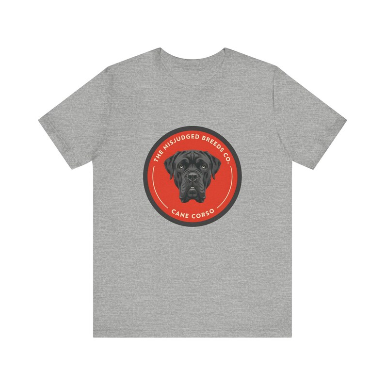 Koszulka dla psa Cane Corso | Koszulka Misjudged Breeds Co. z włoskim mastifem (unisex) zdjęcie 3