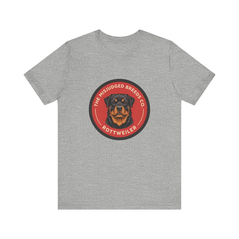 Camiseta para amantes de los rottweilers / Camiseta para perros guardianes de Misjudged Breeds Co. (Unisex) imagen 3