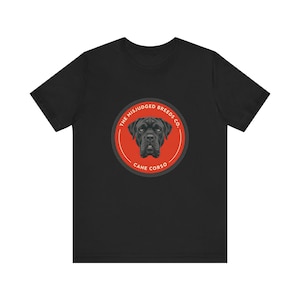 Koszulka dla psa Cane Corso | Koszulka Misjudged Breeds Co. z włoskim mastifem (unisex) zdjęcie 1