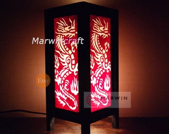 Lanterne Japonaise Yang Zen Yin Asie DeEtsy Orientale Lampe kuPwXiZOT