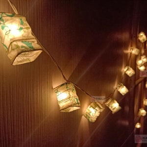 Romasaty Multicolor Lantern String Lights,Colorful Hanging Lanterns String  Light in Home & Garden De…See more Romasaty Multicolor Lantern String