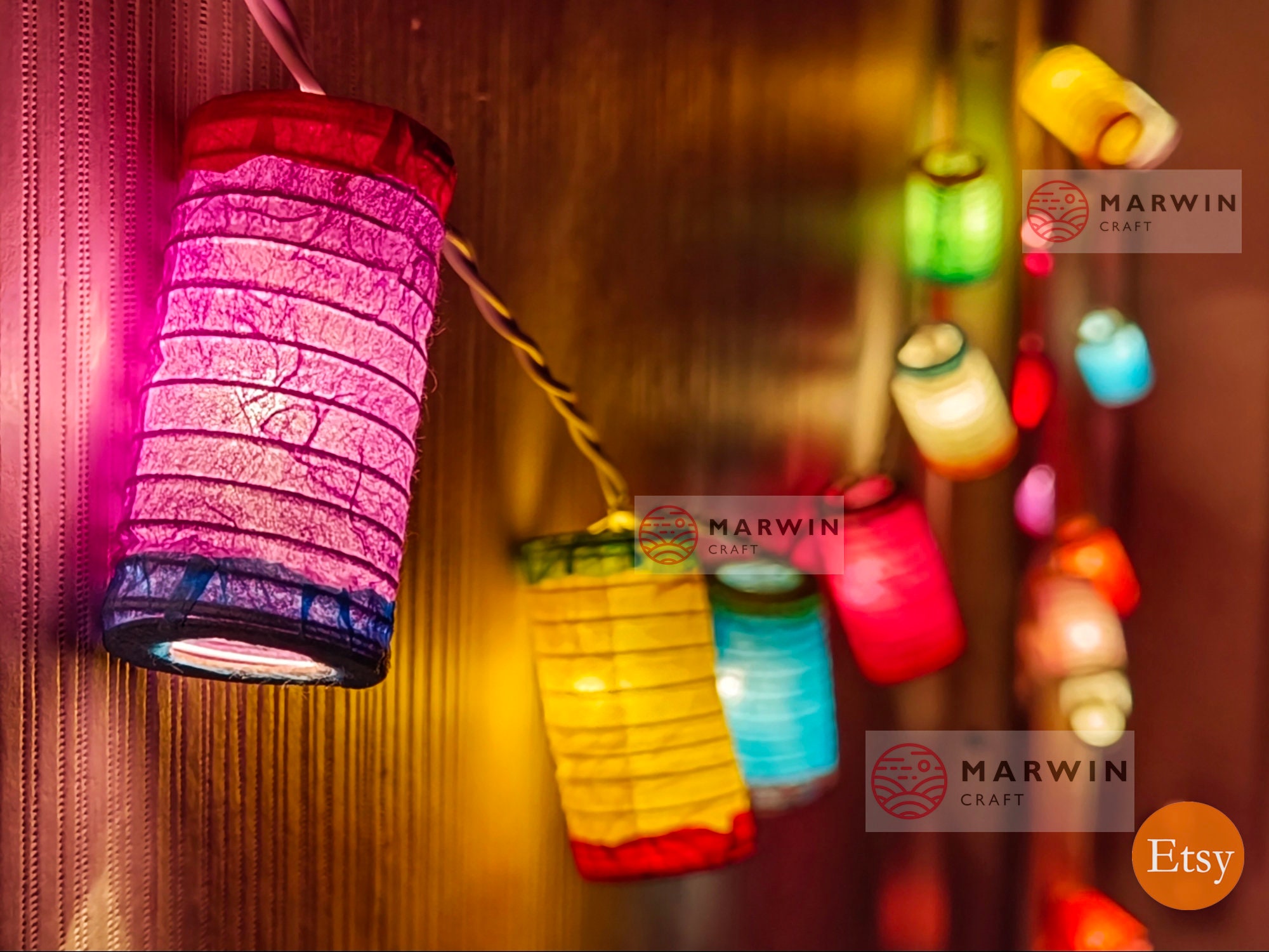 Romasaty Multicolor Lantern String Lights,Colorful Hanging Lanterns String  Light in Home & Garden De…See more Romasaty Multicolor Lantern String