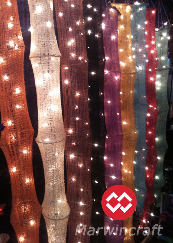 Curtain String Lights Hanging Cotton Yan Star Fairy Lights Etsy