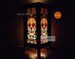 Sugar Skull Punk Rock Japanese Lamp Zen Bedside Lamp Floor Table Lamp Paper Japanese Light Lamp Shades Bedroom Home Decor Living Room Lights 