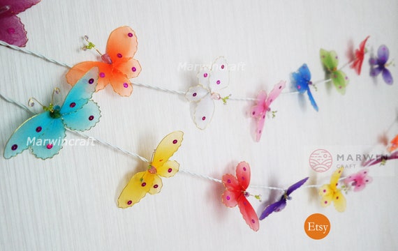 Limited Multi String Lights Butterfly Fairy Lights Bedroom Home Decor Living Room Wall Hanging Lights Wedding Decor Dorm Lights Battery Plug