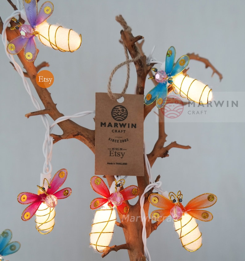 Multi String Lights Bee Bug Fairy Lights Bedroom Home Decor Etsy