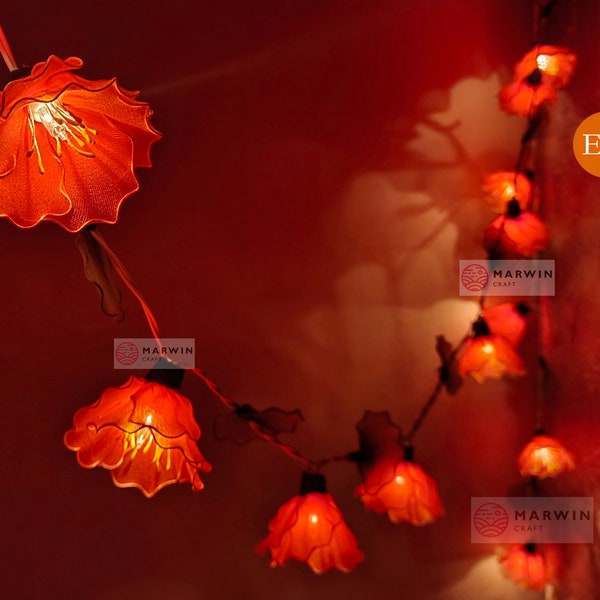 Flower String Lights Etsy