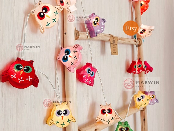 Owl cheap string lights