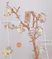 Day Sakura Cherry Blossom String Lights Japanese Paper Lantern Fairy Lights Bedroom Home Decor Living Room Hanging Lights Dorm Battery Plug 