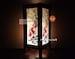 Asian Oriental Koi Fish Lucky Japanese Lamp Zen Bedside Lamp Floor Table Lamp Paper Japanese Light Lamp Shades Bedroom Home Decor Livingroom 