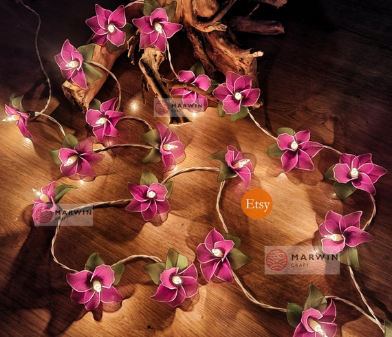 Flower string lights for bedroom online