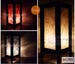 3 Colour of Asian Oriental Fiber Japanese Lamp Zen Bedside Lamp Floor Table Lamp Light Lamp Shades Bedroom Home Decor Dorm Light Living Room 