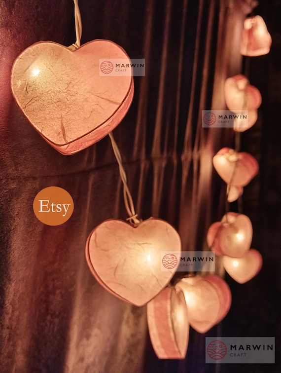 Heart fairy sale lights for bedroom
