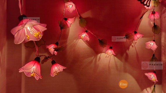 1 Guirlande Lumineuse LED En Forme De Fleur De Rose Taille 3 - Temu France