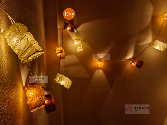 Plug in sale lantern string lights