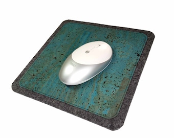 Mouse pad Merino wool felt felt cork underside anti-slip fabric base mouse pad desk mouse pad color selection