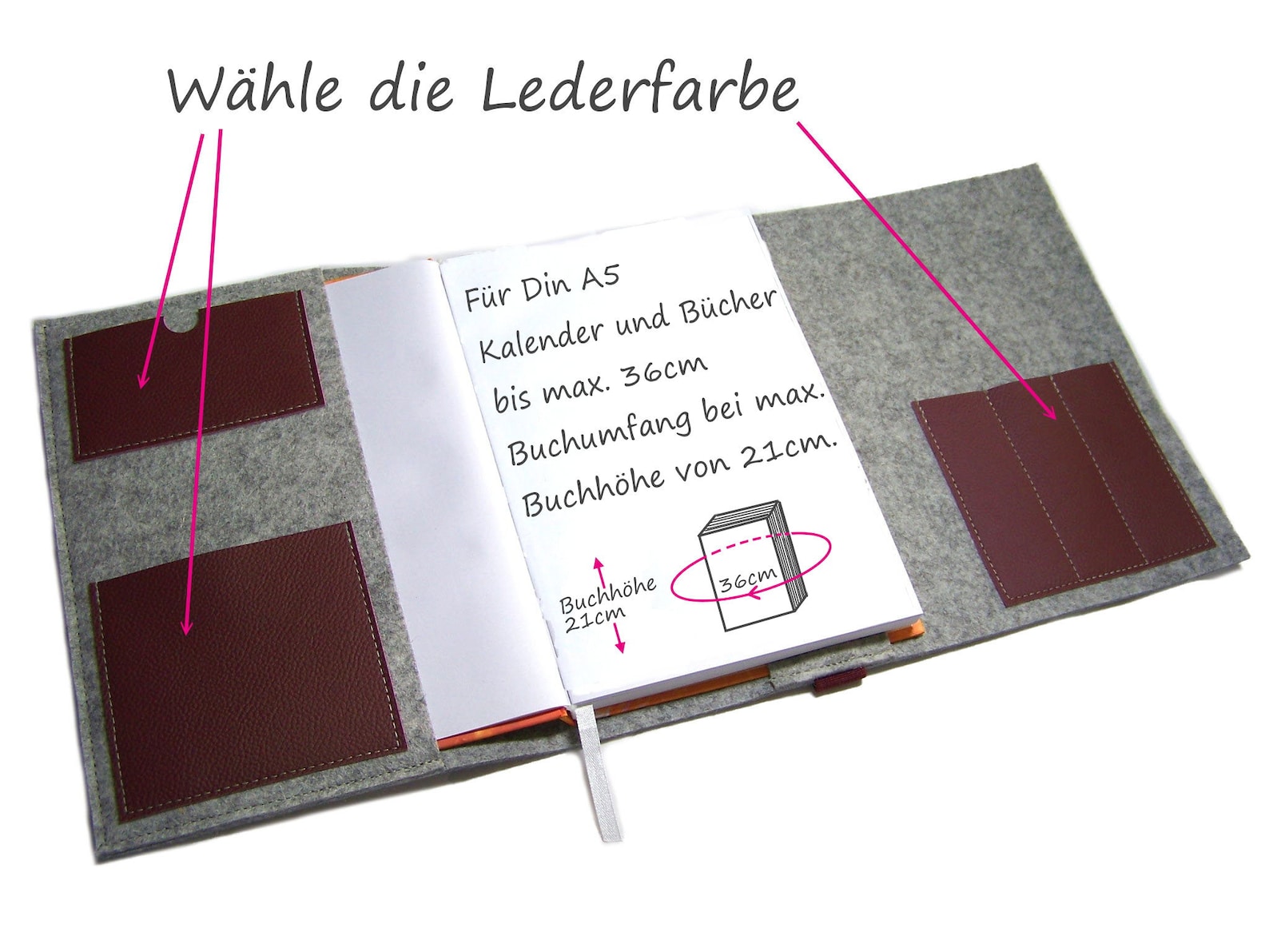 Kalender Organizer Kalenderhülle Hülle für Kalender Notizbuch  Etsy