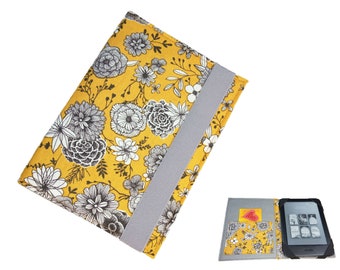 eReader case foldable flower magic mustard tablet case custom-made, e.g. for Tolino Shine 4 Kobo Clara 2E Kindle 11