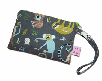Camera bag sloth with hand strap bag for digicam digital camera compact camera for cameras 10 x 6 x 3 cm, customizable