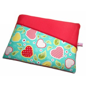 Notebooktasche Laptop Hülle Apfeltasche, 2 Fächer, nach Maß bis max. 15,9 Zoll herstellbar