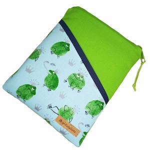 eReader case "Frog Prince" eBook Reader Tablet Case, customizable, made to measure up to max. 8 inches, e.g. for Kindle Paperwhite 11