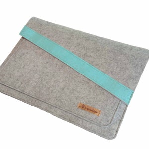 Tablethoes vilten tas Merinowolvilt kurk, b.v. Samsung Galaxy Tab A7 A8 S6 S6 Lite S7 S8 S8+ of op maat gemaakt tot 12,9 inch