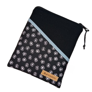 eReader tas paardebloem zwart eBook reader case, aanpasbaar, b.v. Kindle Paperwhite 12e generatie Kindle Colorsoft 1