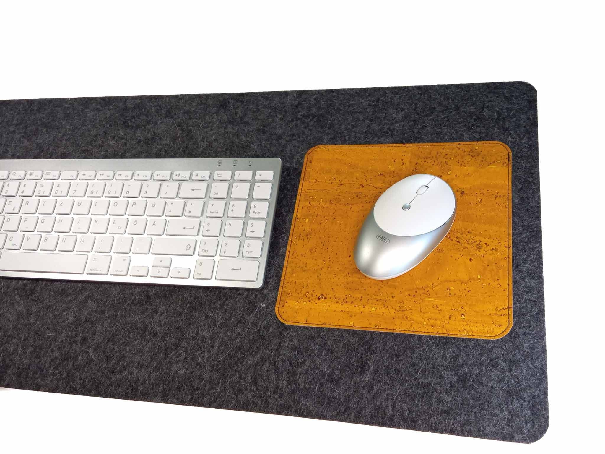 Schreibtischmatte Unterlage für Tastatur mit Mauspad Handmade | Etsy