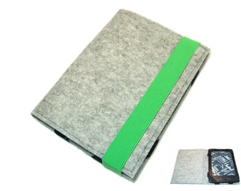 foldable eBook Reader eReader Tablet cover wool felt made to measure up to max 8.0", e.g. for Tolino Vision 4HD 5 Kindle