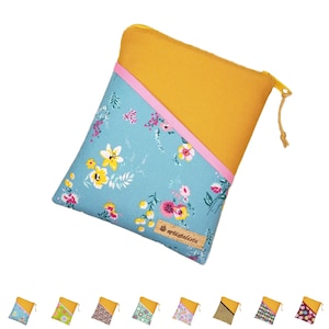 eReader tas mosterd met patroonselectie | eBook Reader Tablethoes | bijv. voor Tolino Shine Color, Kindle Paperwhite 12