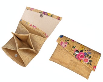 small wallet cork | business card holder spring