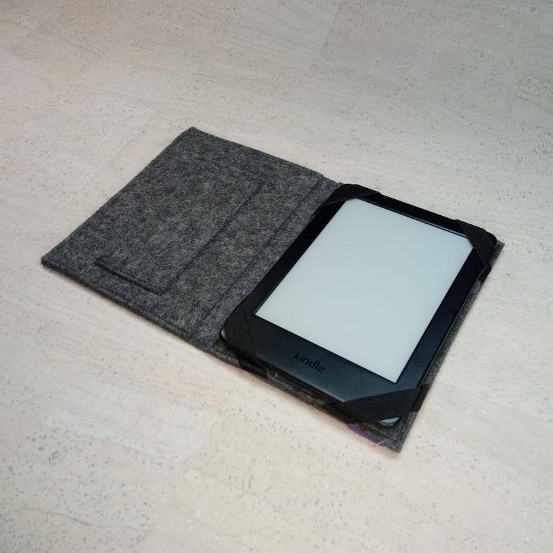 Ready-to-ship Ereader Case Made of Wool Felt | With Hand Strap | for ...