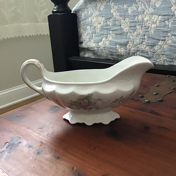 Antique Gravy Boat Etsy