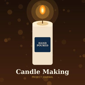 Candle Making Project Journal Printable PDF